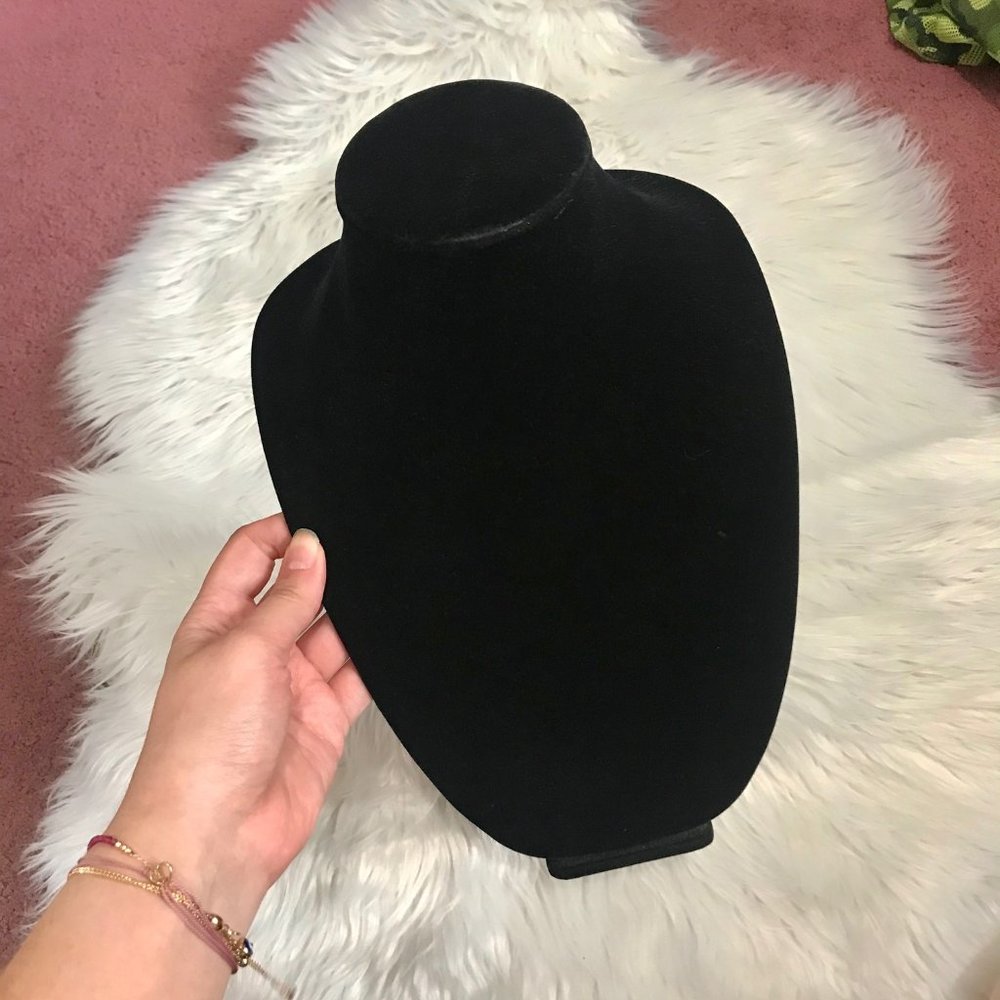 Black Velvet Jewelry Display - Small Medium